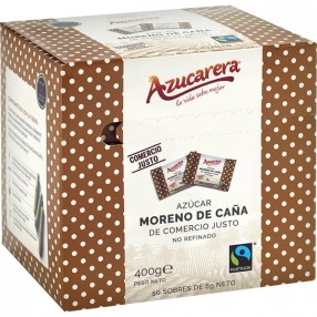 AZUCARERA azucar moreno en sobres 250 grs